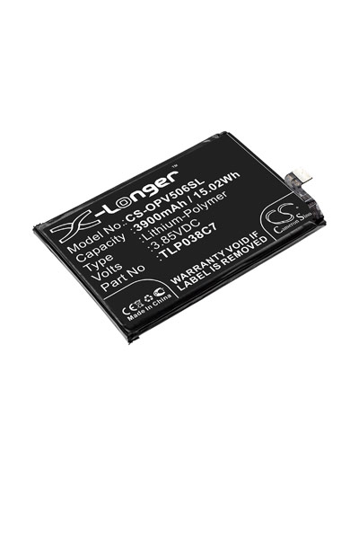BTC-OPV506SL battery (3900 mAh 3.85 V, Black)