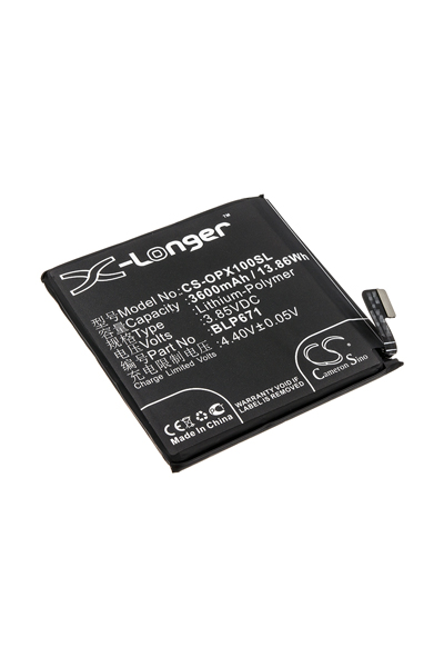 BTC-OPX100SL batería (3600 mAh 3.85 V, Negro)