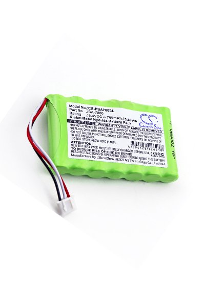 BTC-PBA700SL battery (700 mAh 8.4 V, Green)
