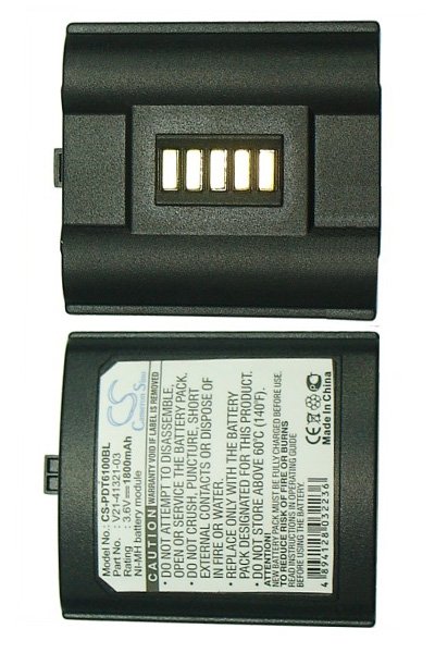 BTC-PDT6100BL battery (1800 mAh 3.6 V, Black)