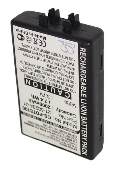 BTC-PDT8100 battery (2000 mAh 3.7 V, Black)