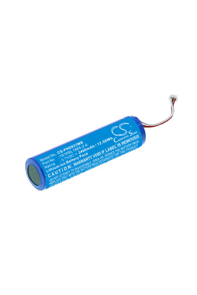 BTC-PHD833MB bateria (3400 mAh 3.7 V, Azul)