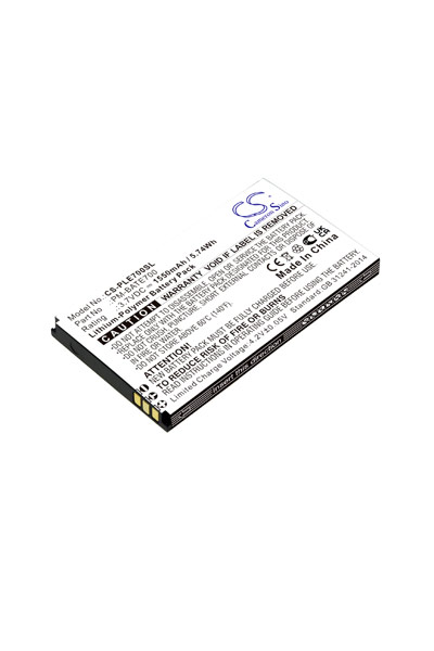 BTC-PLE700SL battery (1550 mAh 3.7 V, Black)
