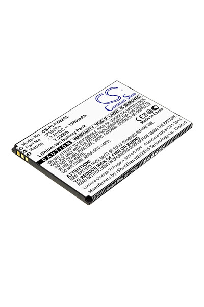 BTC-PLR502SL batteri (1900 mAh 3.8 V, Sort)
