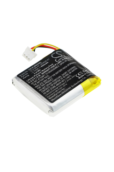 BTC-PLW822SL battery (480 mAh 3.7 V, Black)