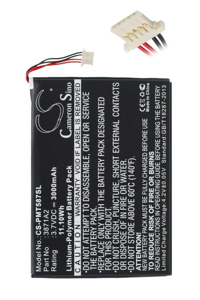 BTC-PMT587SL batterie (3000 mAh 3.7 V)