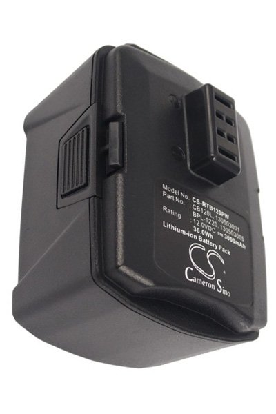 BTC-RTB120PW battery (2500 mAh 12 V, Black)