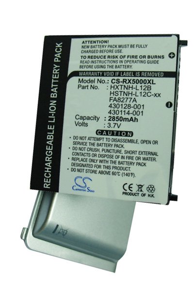 BTC-RX5000XL battery (2850 mAh 3.7 V, Silver)
