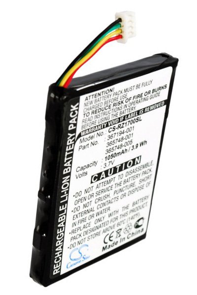 BTC-RZ1700SL battery (1050 mAh 3.7 V, Black)