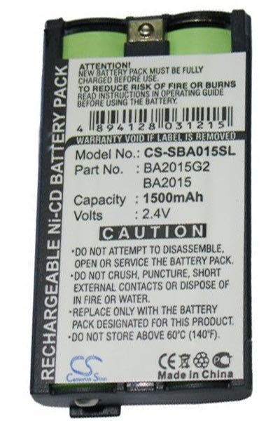 BTC-SBA015SL battery (1500 mAh 2.4 V)