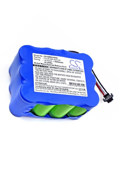 BTC-SBR210VX battery (3000 mAh 14.4 V, Green)