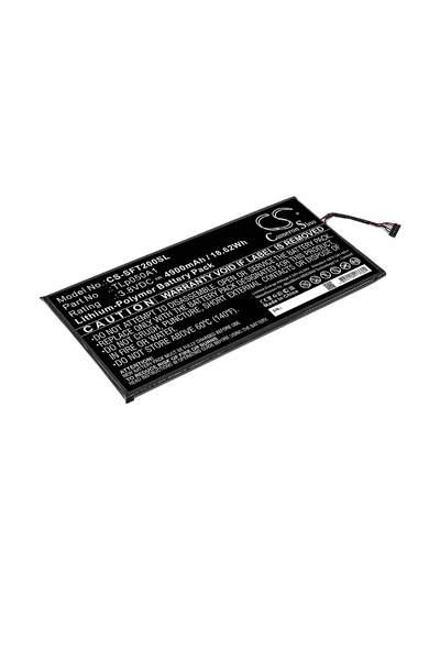 BTC-SFT200SL battery (4900 mAh 3.8 V, Black)