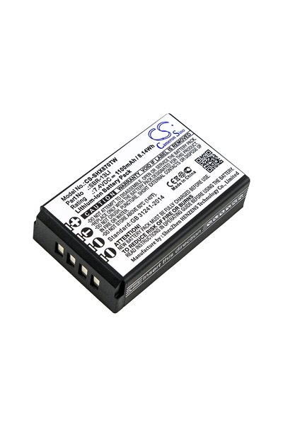 BTC-SHX870TW battery (1100 mAh 7.4 V, Black)