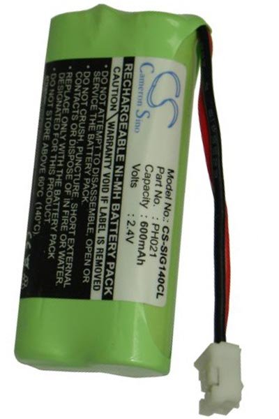 BTC-SIG140CL bateria (600 mAh 2.4 V)