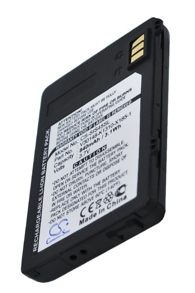 BTC-SIS45SL battery (840 mAh 3.7 V, Black)