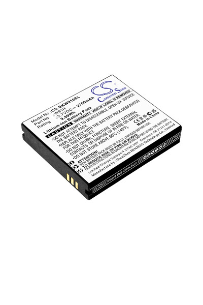 BTC-SKW910SL battery (2700 mAh 3.7 V, Black)