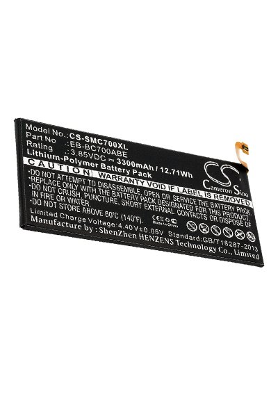 BTC-SMC700XL battery (3300 mAh 3.85 V, Black)