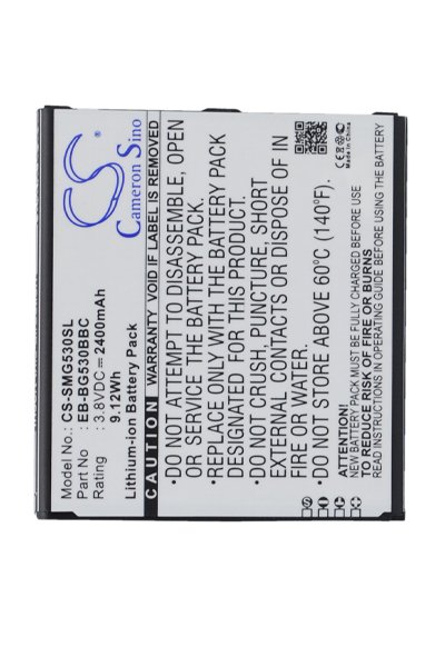 BTC-SMG530SL batteri (2400 mAh 3.7 V)