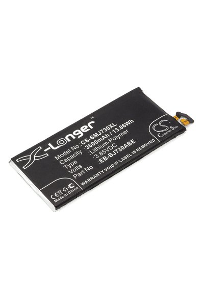 BTC-SMJ730XL battery (3600 mAh 3.85 V, Black)