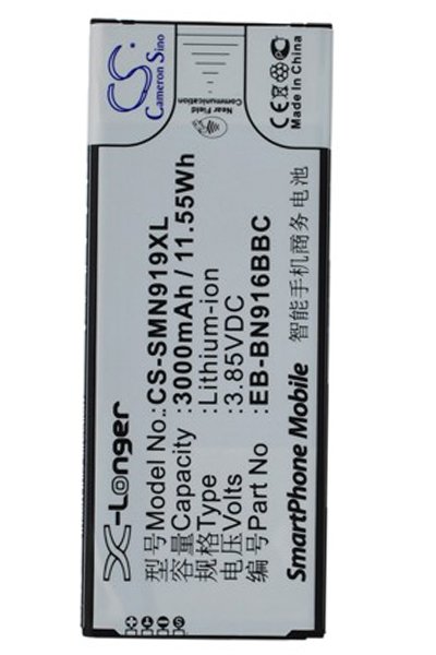 BTC-SMN919XL batería (3000 mAh 3.85 V, NFC)