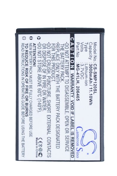 BTC-SMP120SL battery (3000 mAh 3.7 V)