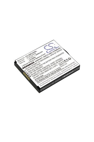 BTC-SMP200BL battery (2500 mAh 7.6 V, Black)