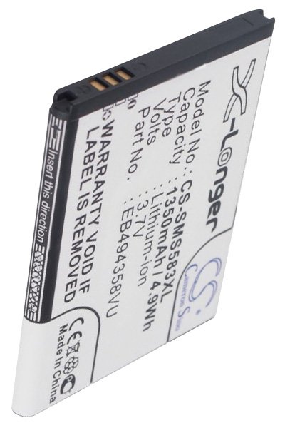 BTC-SMS583XL bateria (1350 mAh 3.7 V)