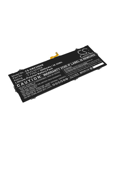 BTC-SMX350NB battery (5000 mAh 7.6 V, Black)