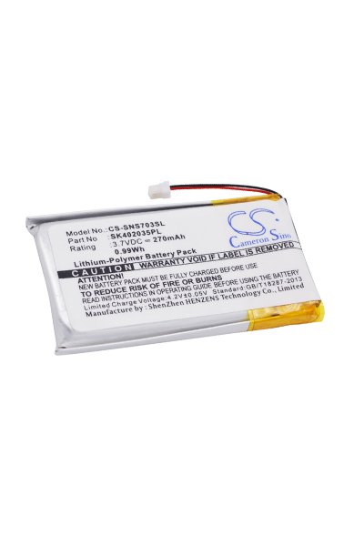BTC-SNS703SL battery (270 mAh 3.7 V)