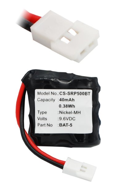 BTC-SRP500BT batería (40 mAh 9.6 V)