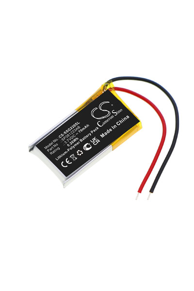 BTC-SSG220SL batería (70 mAh 3.7 V, Negro)