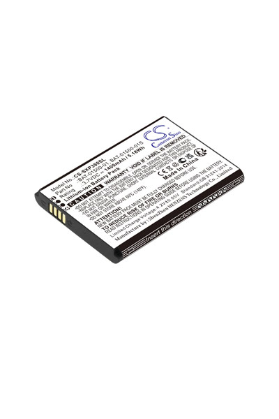 BTC-SXP380SL battery (1400 mAh 3.7 V, Black)