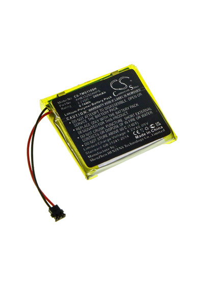 BTC-TMS110SH battery (200 mAh 3.7 V, Black)