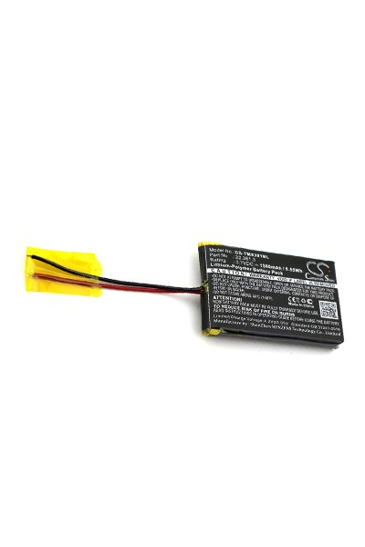 BTC-TMX381BL batterie (1500 mAh 3.7 V, Noir)