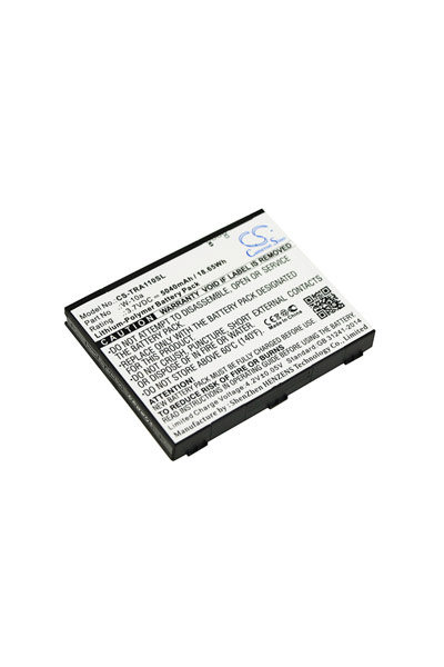 BTC-TRA110SL battery (5040 mAh 3.7 V, Black)