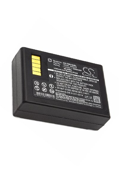 BTC-TRR100SL batería (3600 mAh 7.4 V, Negro)