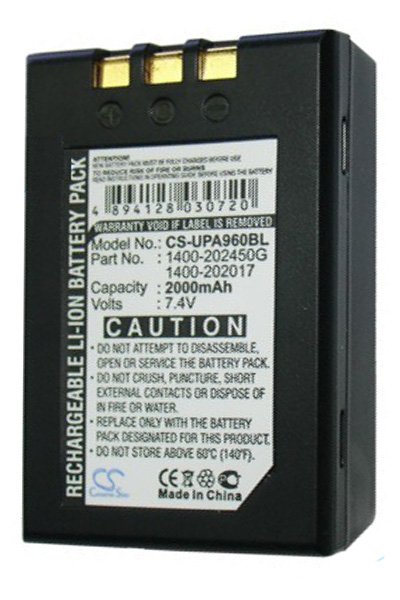 BTC-UPA960BL battery (1850 mAh 7.4 V, Black)