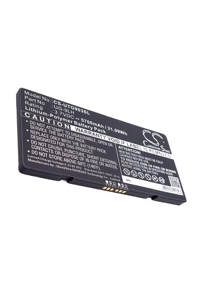 BTC-UTG903SL batterie (5700 mAh 3.7 V, Noir)