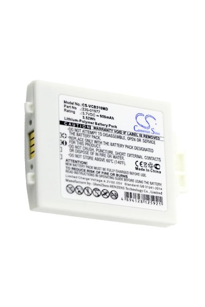 BTC-VCB310MD battery (950 mAh 3.7 V, White)
