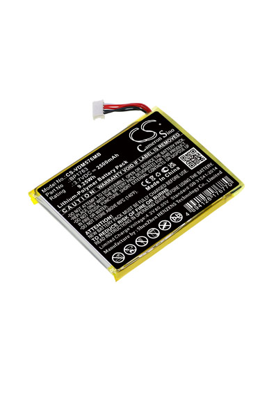 BTC-VDM576MB battery (2500 mAh 3.7 V, Black)