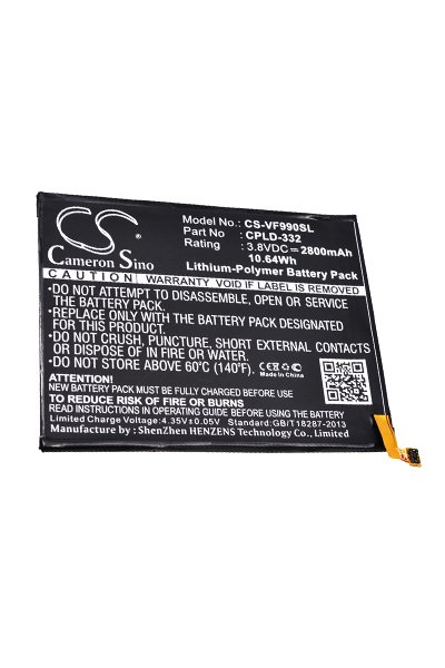 BTC-VF990SL batteria (2800 mAh 3.8 V)