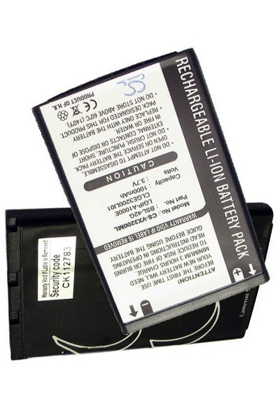 BTC-VX3200ML battery (1000 mAh 3.7 V, Black)