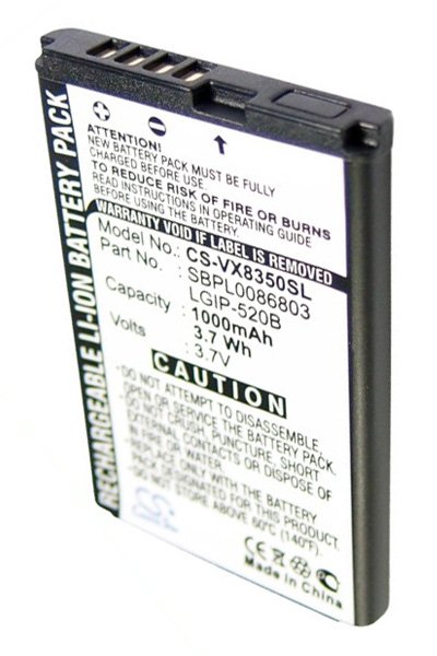 BTC-VX8350SL bateria (800 mAh 3.7 V)