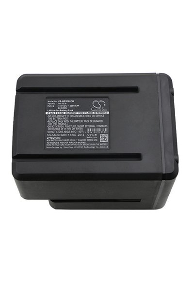 BTC WRX168PW battery 2000 mAh 40 V Black BatteryUpgrade