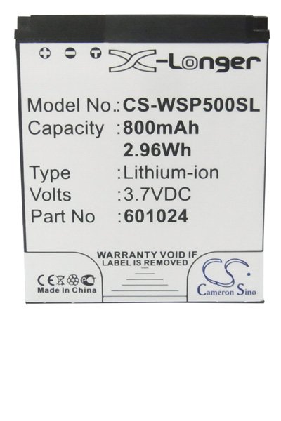 BTC-WSP500SL batteria (800 mAh 3.7 V)