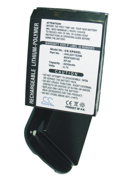 BTC-XP02XL battery (2700 mAh 3.7 V, Black)