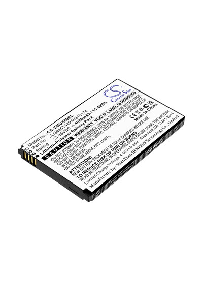 BTC-ZMU500SL battery (4400 mAh 3.85 V, Black)