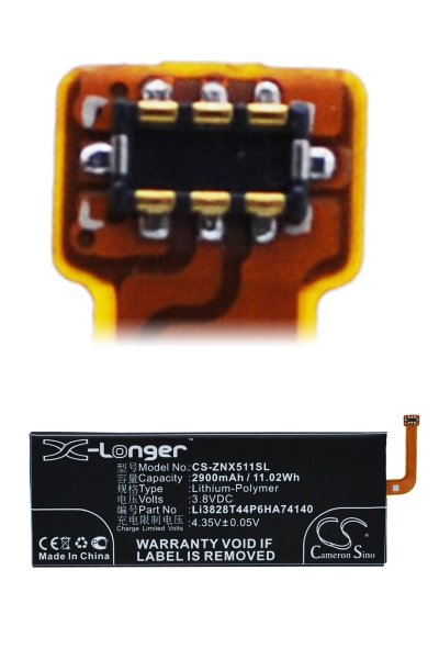 BTC-ZNX511SL batteri (2900 mAh 3.8 V)