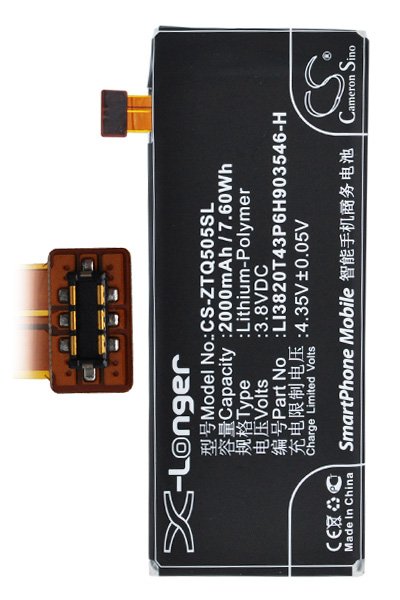 BTC-ZTQ505SL battery (2000 mAh 3.8 V)