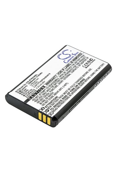 BTC-ZTR538SL batteria (1600 mAh 3.7 V, Nero)